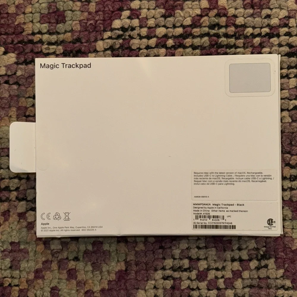 Apple Black Multi-Touch Surface Wireless Magic Trackpad